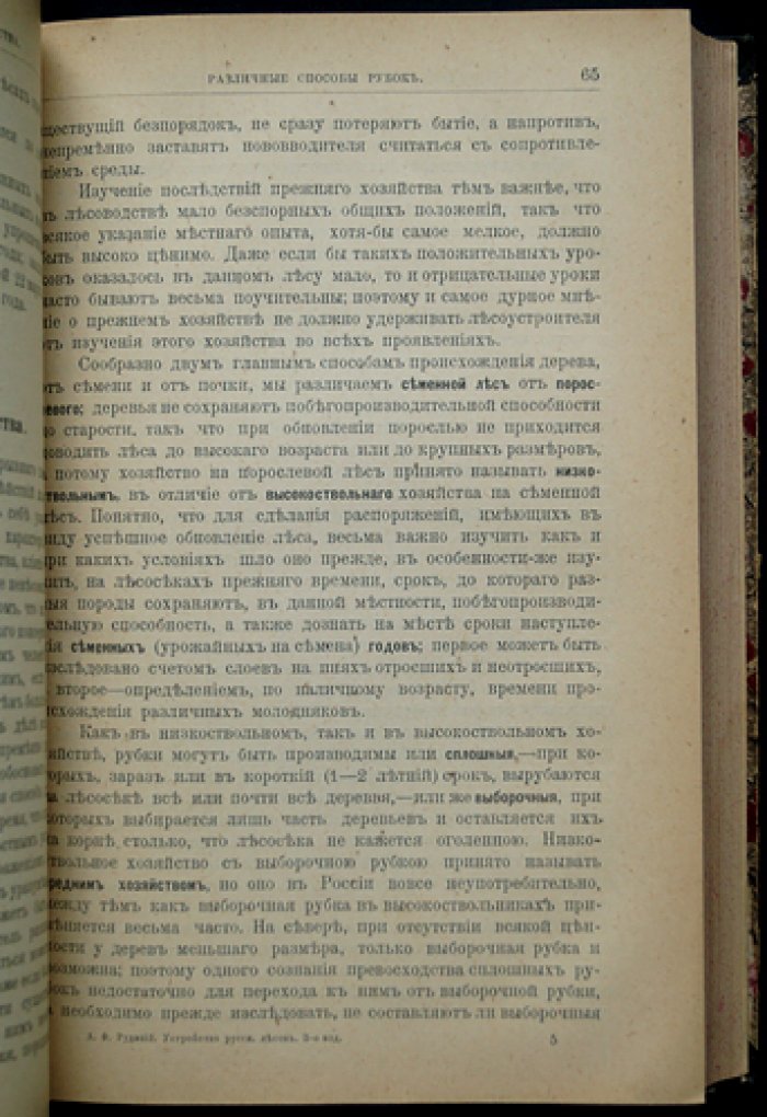 Руководство к устройству русских лесов (издание третье, посмертное, 1906)