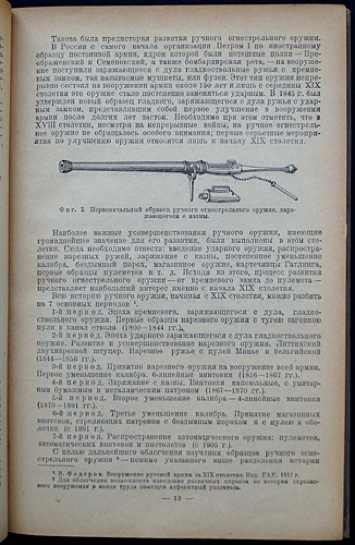Эволюция стрелкового оружия. От кремневого замка к автоматике (в 2 частях)
