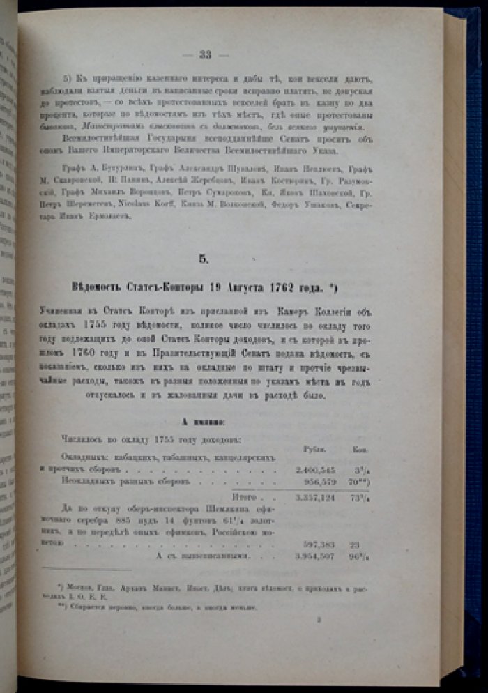 Финансовые документы царствования императрицы Екатерины II. Том I (единственный): сборник материалов и указатель