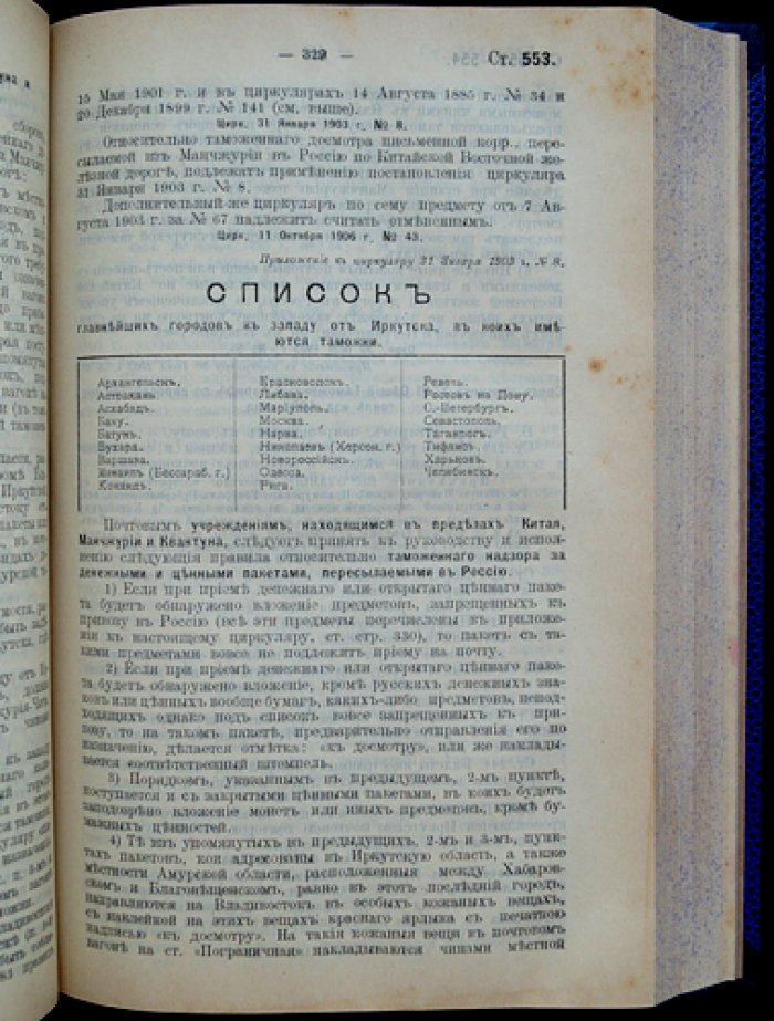 Сборник постановлений и распоряжений по почтово-телеграфному ведомству. Внутренняя служба в почтовых учреждениях (4-е издание)