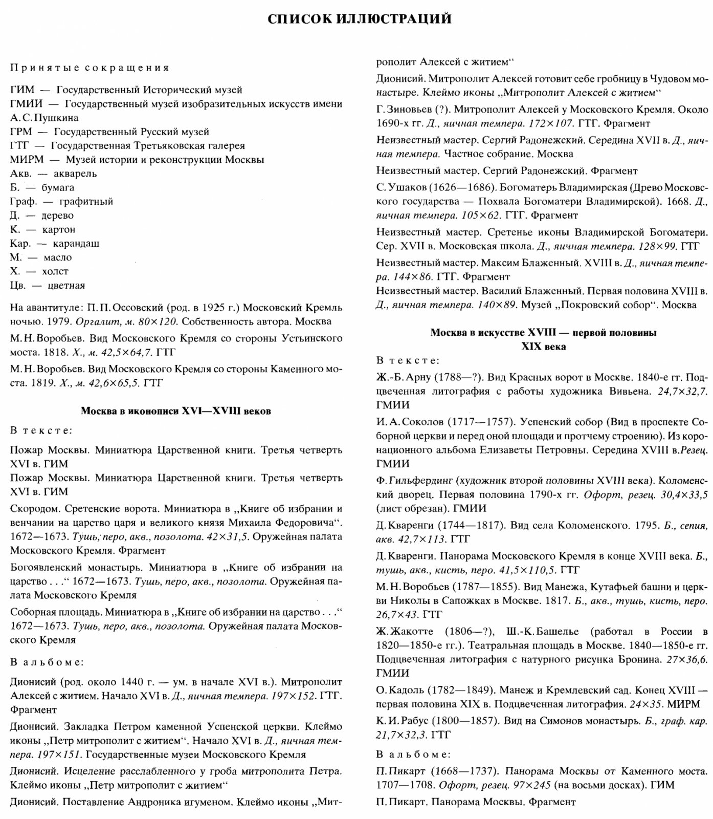 Москва глазами художников.