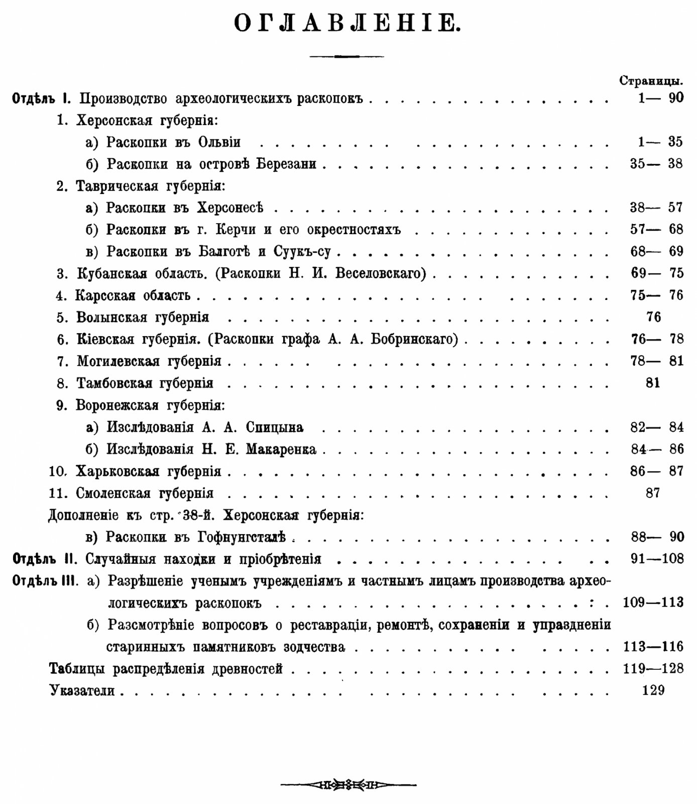 Отчет Императорской Археологической Комиссии за 1905 год. С 6-ю таблицами и 163 рисунками в тексте.