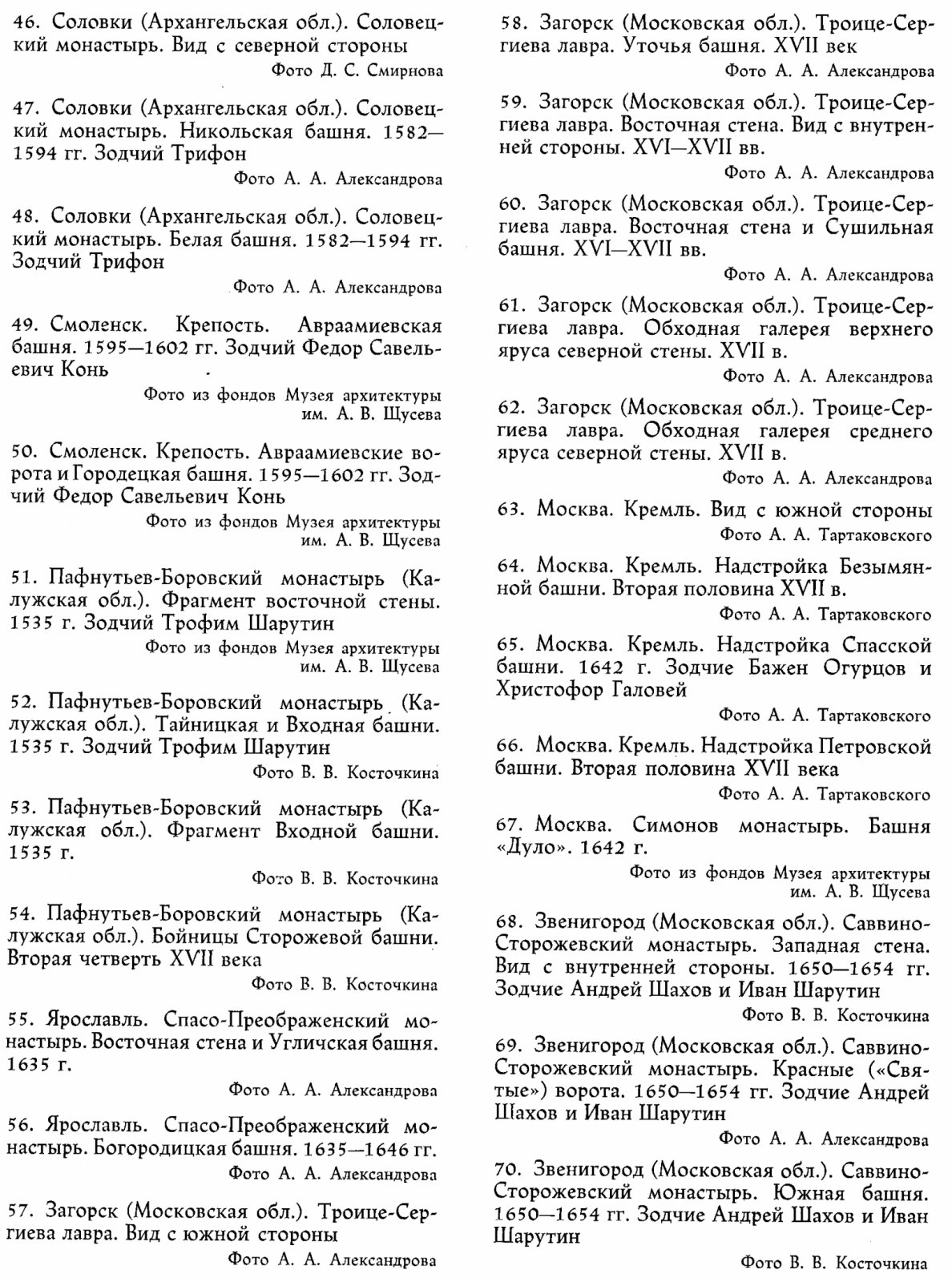 Косточкин В. В. Крепостное зодчество Древней Руси.