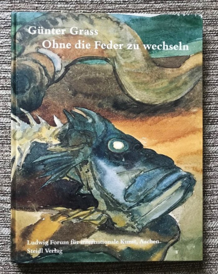 Gunter Grass . Ohne die Feder zu wechseln . Zeichnungen, Druckgrafiken, Aquarelle, Skulpturen / Гюнтер Грасс. Не меняя пера. Рисунки. Печатная графика. Акварель.Скульптура.