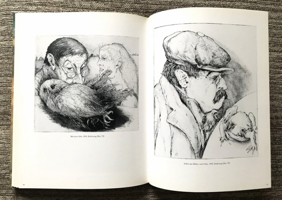 Gunter Grass . Ohne die Feder zu wechseln . Zeichnungen, Druckgrafiken, Aquarelle, Skulpturen / Гюнтер Грасс. Не меняя пера. Рисунки. Печатная графика. Акварель.Скульптура.