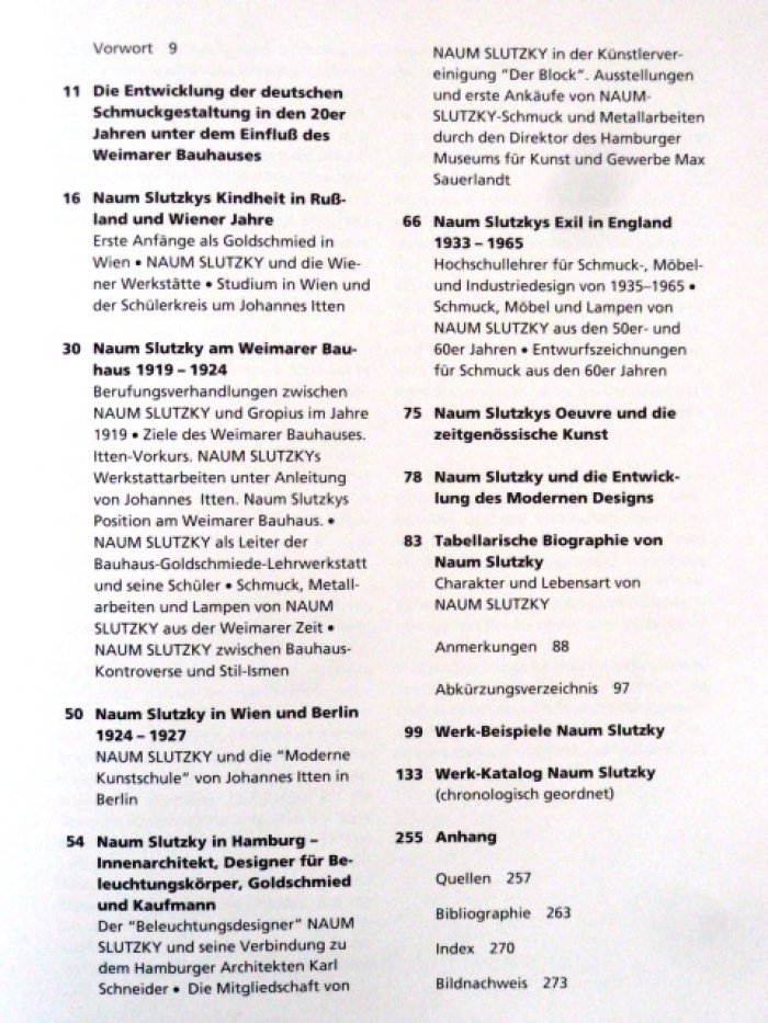 Monika Rudolph. Naum Slutzky - Meister am Bauhaus, Goldschmied und Designer.