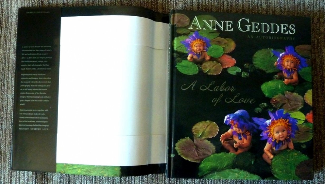 Anne Geddes. A Labor of Love. An Autobiography. / Энн Геддес. Труд любви. Автобиография.