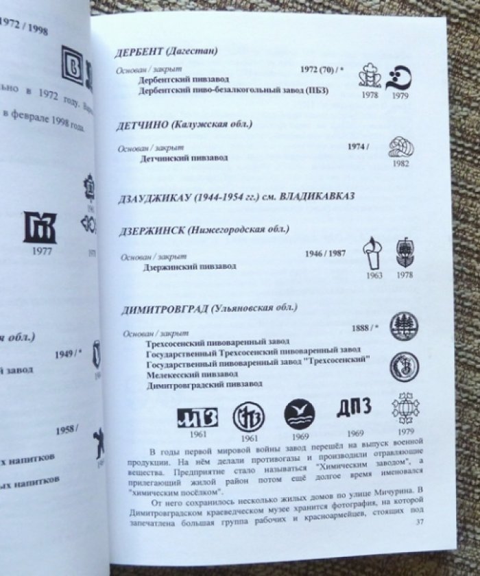 Аникин С.А., Фатюхин Д.С., Свешников К.В. Пивоваренные заводы Советского Союза : Справочник с историческими очерками.