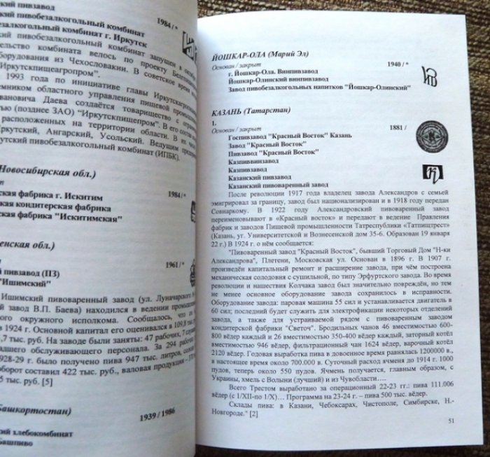 Аникин С.А., Фатюхин Д.С., Свешников К.В. Пивоваренные заводы Советского Союза : Справочник с историческими очерками.