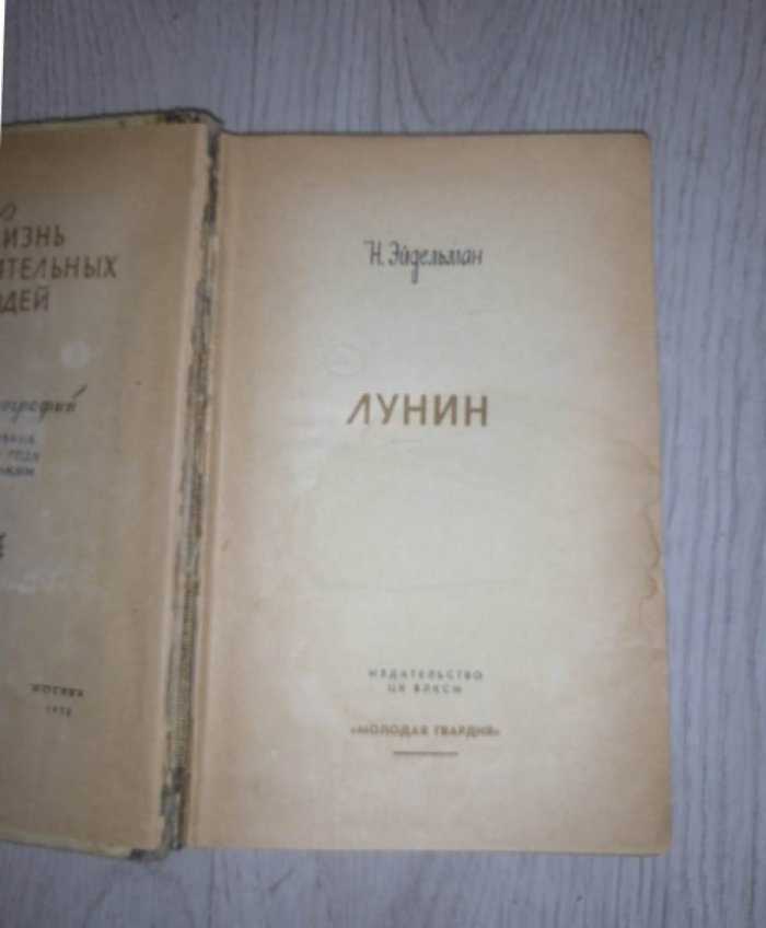 Эйдельман Н. Лунин.