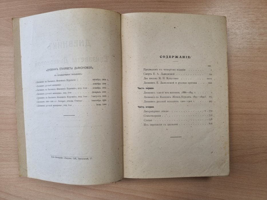 Дневник Елизаветы Дьяконовой (1886–1902): литературные этюды, стихотворения, статьи и письма