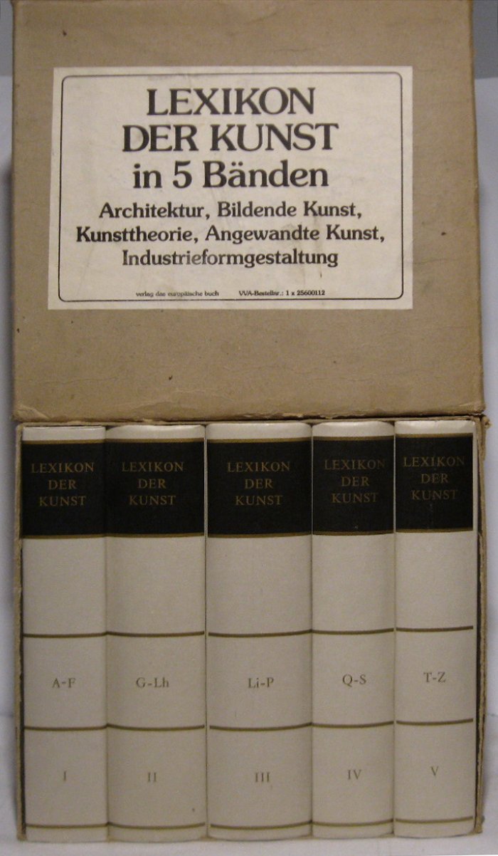 Lexikon der Kunst 5т.