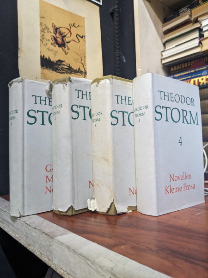 Theodor Storm. S?mtliche Werke in vier B?nden / Теодор Шторм. Все произведения в четырех томах.