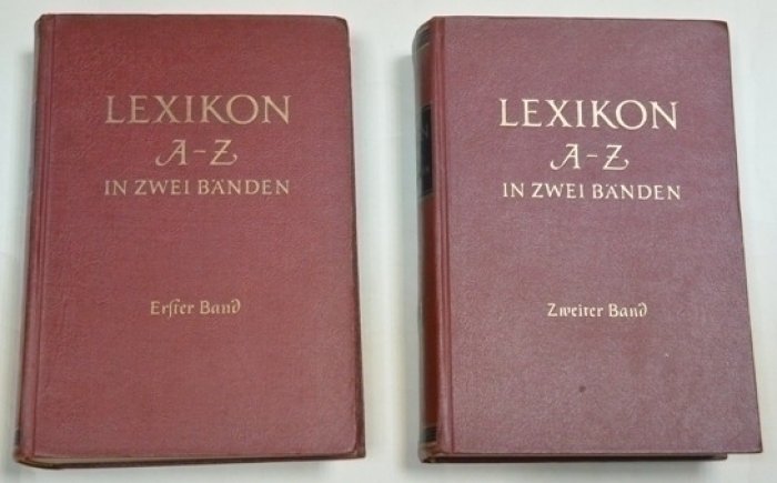 Lexikon A-Z in zwei Banden/Baenden (Немецкий энциклопедический словарь в двух томах).