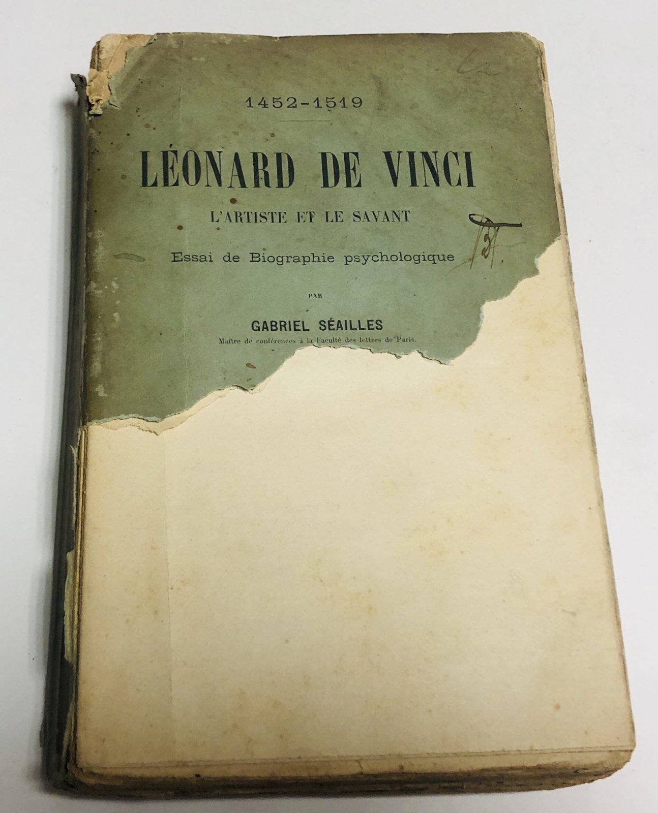 Gabriel Seailles. LEONARD DE VINCI, LARTISTE ET LE SAVANT (1452-1518)