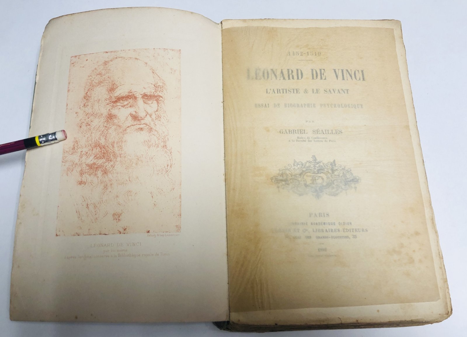 Gabriel Seailles. LEONARD DE VINCI, LARTISTE ET LE SAVANT (1452-1518)