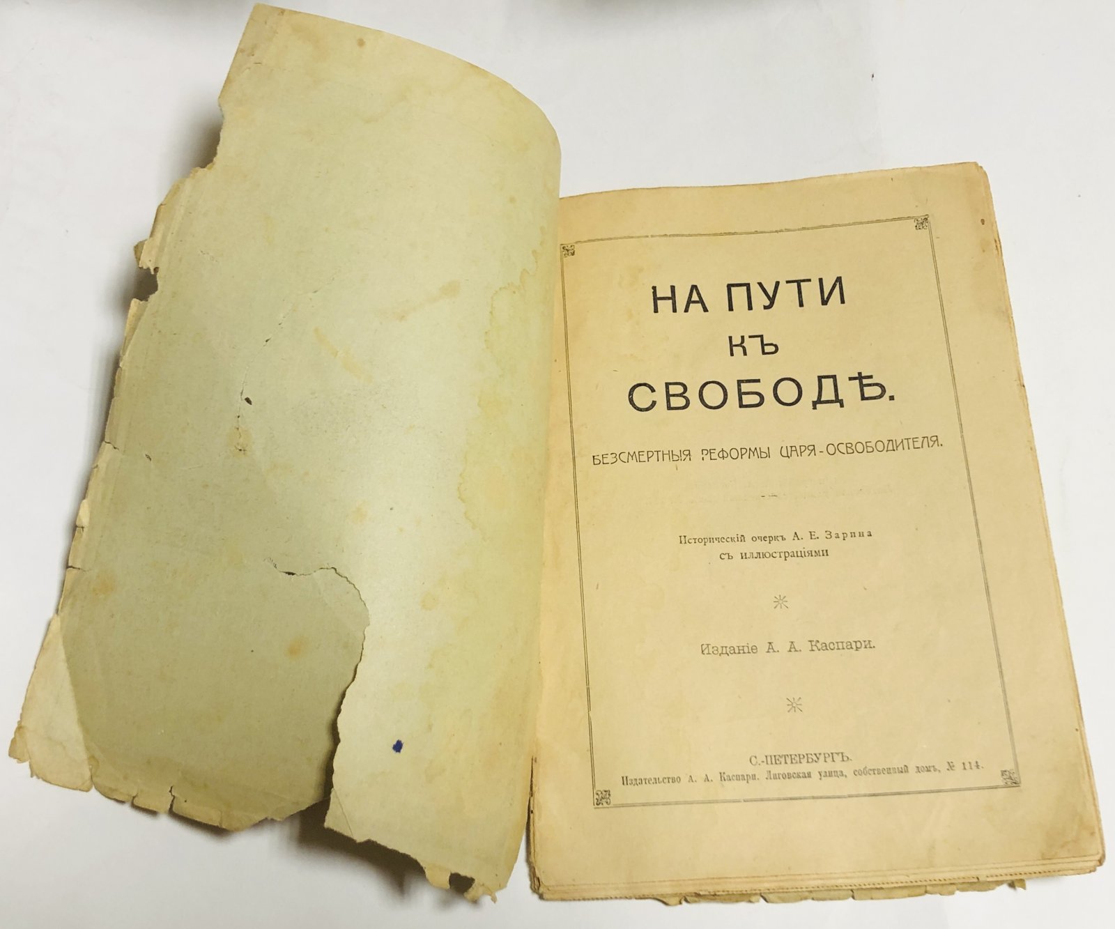Зарин А.Е. На пути к свободе. Бессмертные реформы царя-освободителя. Часть I.
