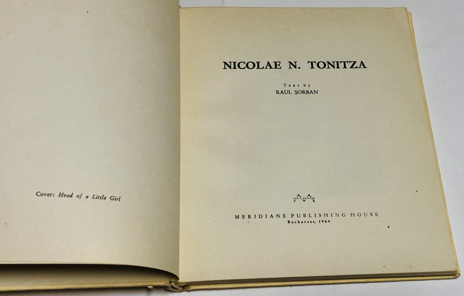Sorban, Raul. Tonitza. / Николае Тоница.