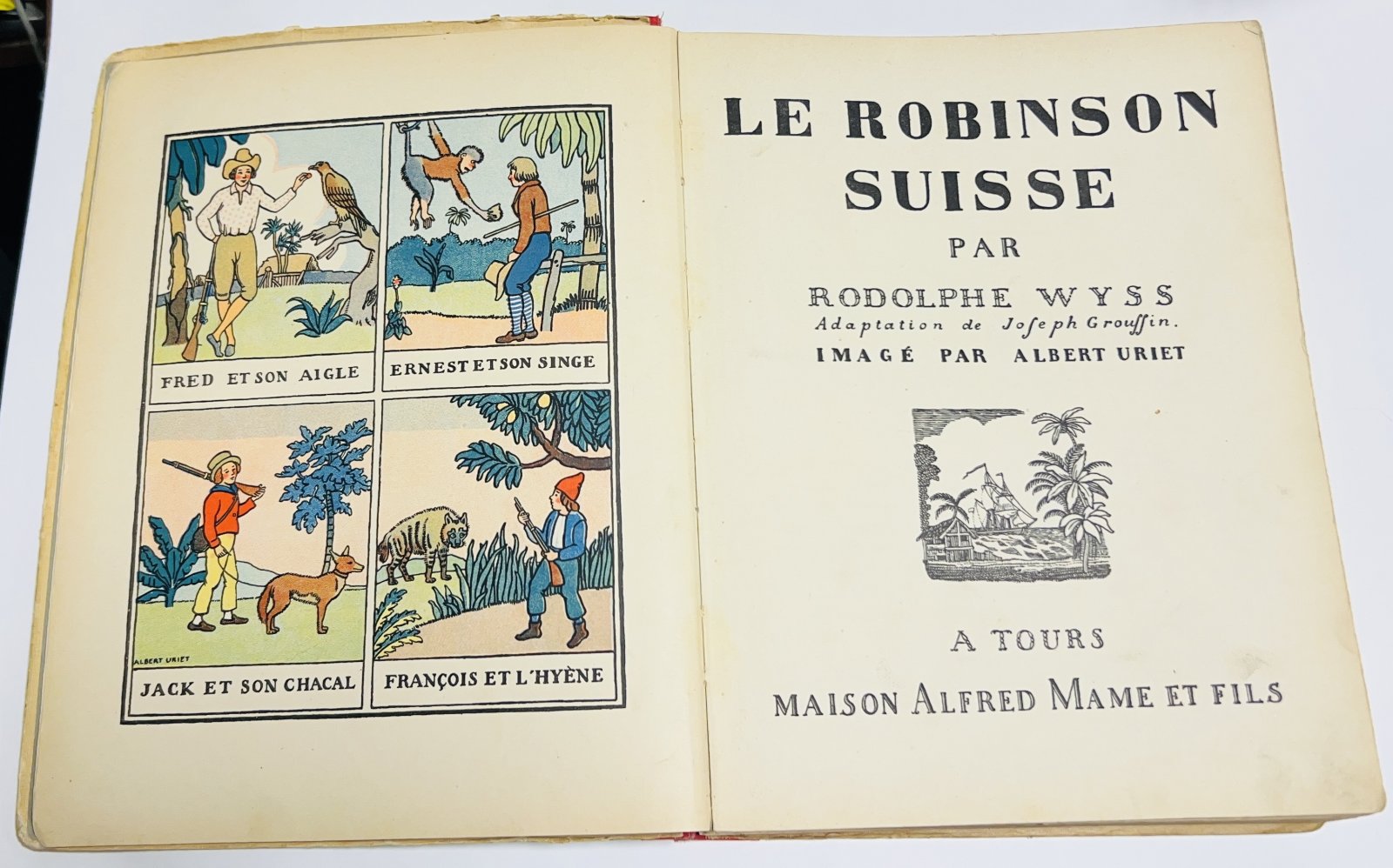 Wyss Rodolphe. Le Robinson suisse / Швейцарский робинзон.