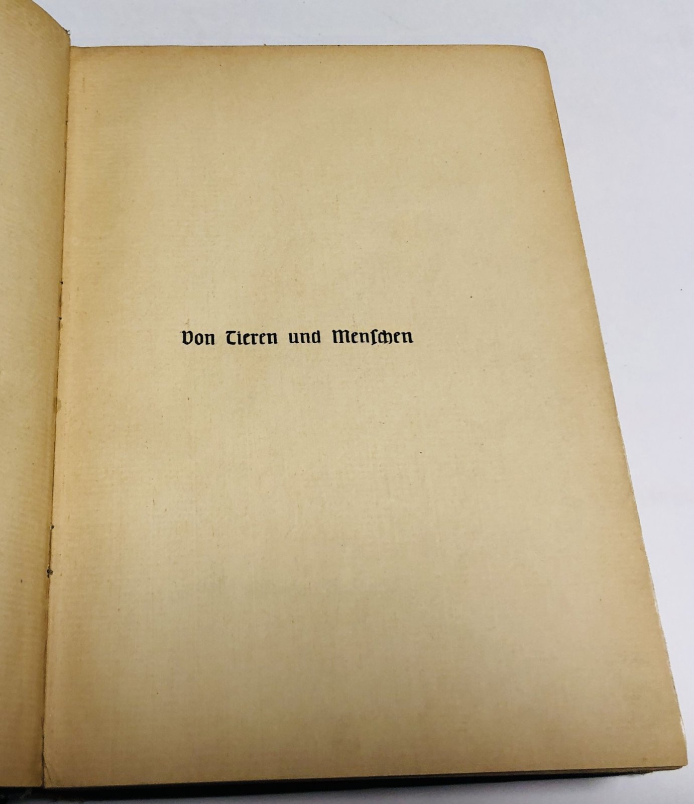 Von Tieren und Menschen. Hagenbeck Carl.