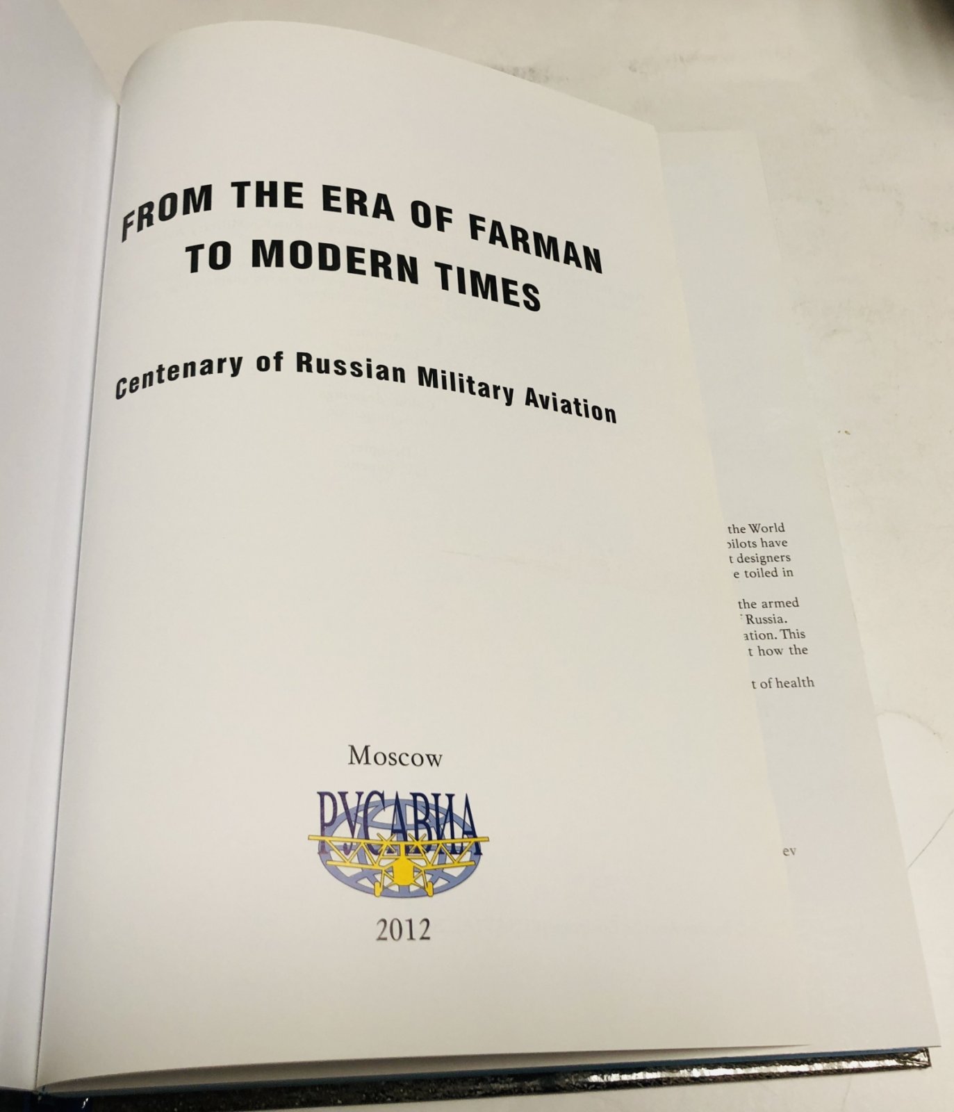 From the era of Farman to modern times./ От Фармана до наших дней.