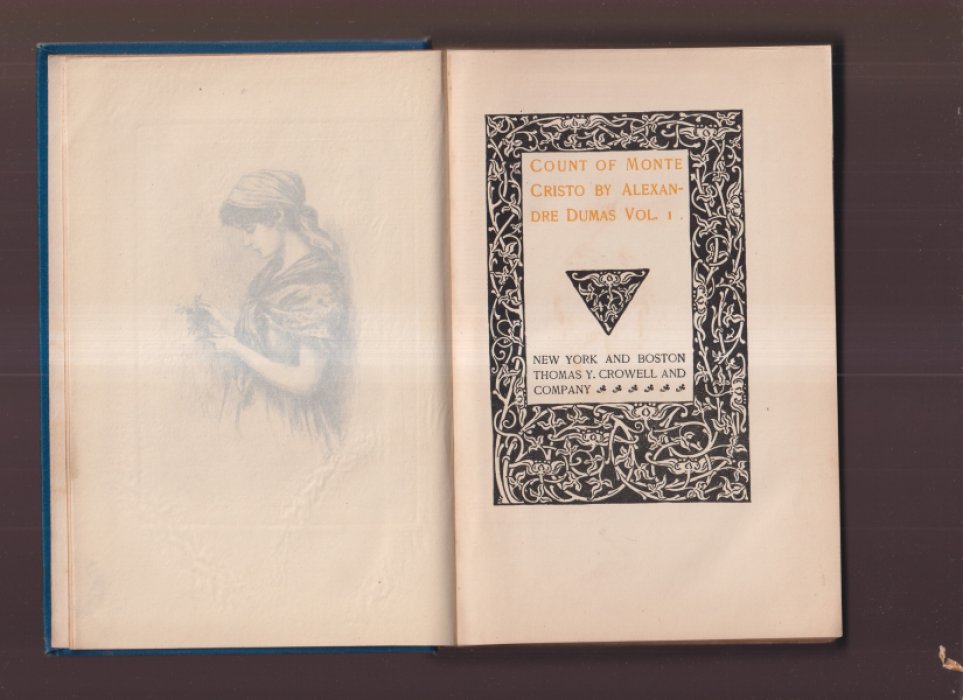 Александр Дюма. «Граф Монте-Кристо». Том I–II (издание 1894, Нью‑Йорк, Thomas Y. Crowell & Company)