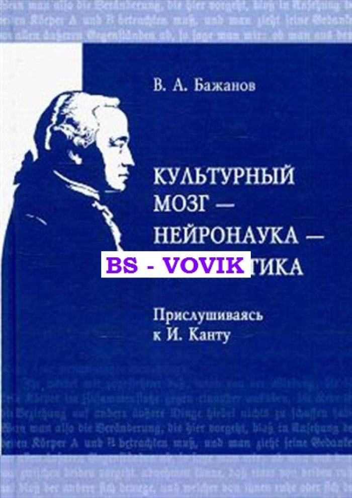Бажанов В.А. Культурный мозг - нейронаука - математика. Прислушиваясь к И.Канту