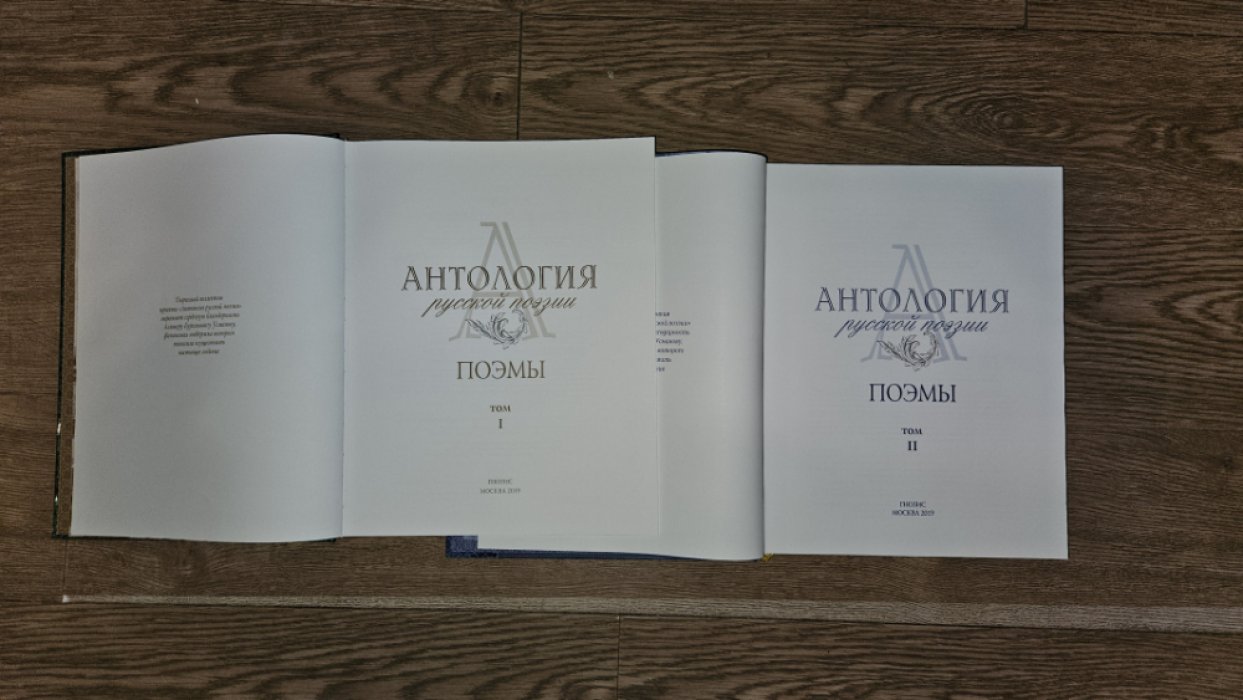 Антология русской поэзии. Поэмы в 2 томах: Том I (XVIII–XIX века) и Том II (XX век)