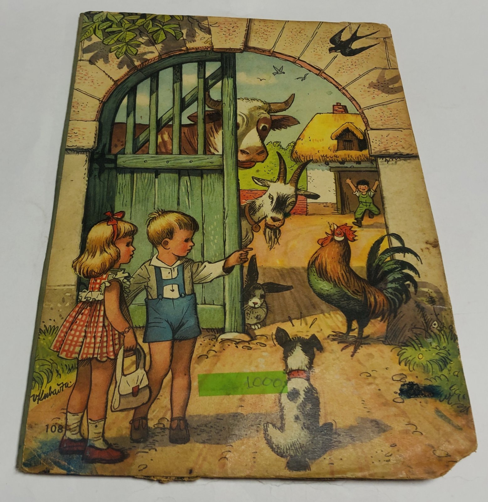 On the farm. Bilder von V. Kubasta. Объемная книжка-игрушка. Художник и конструктор Войцех Кубашта.