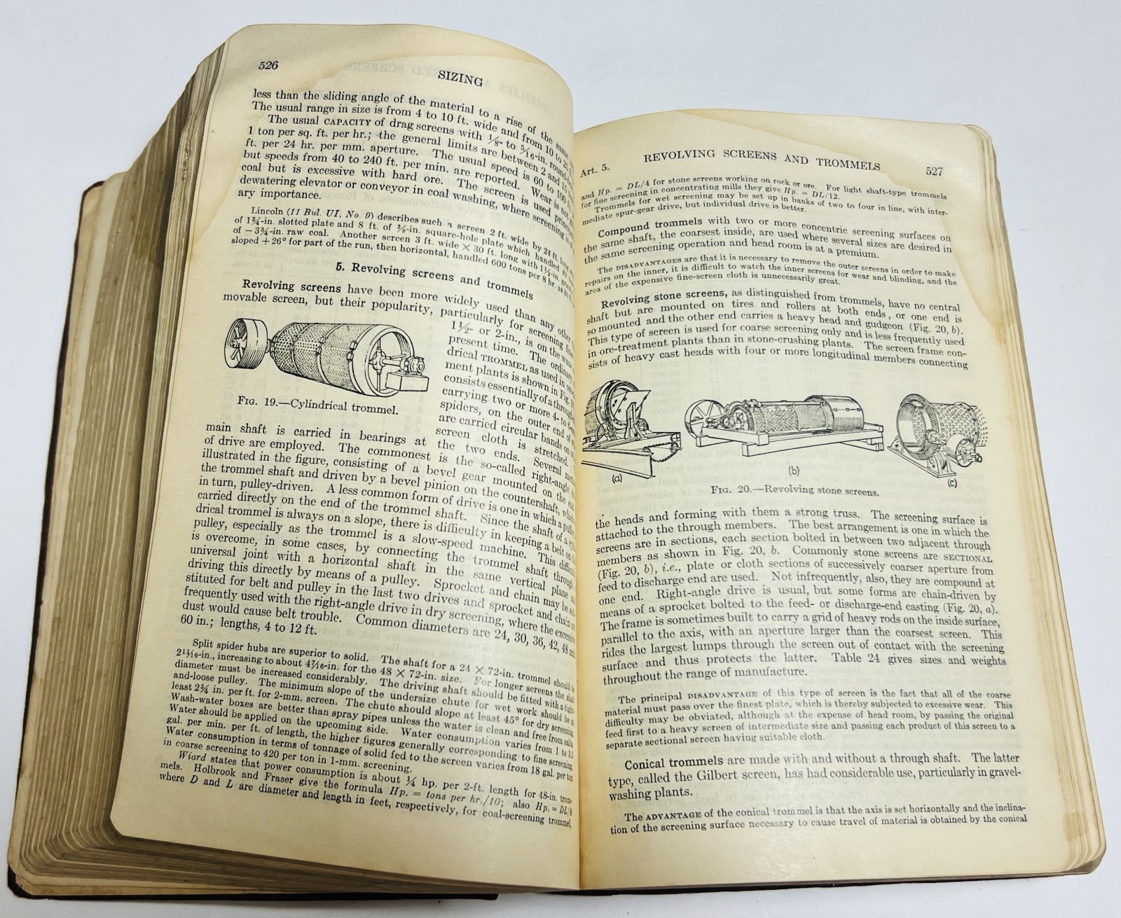 Taggart, Arthur F. Handbook of Ore Dressing / Справочник по обогащению руды.