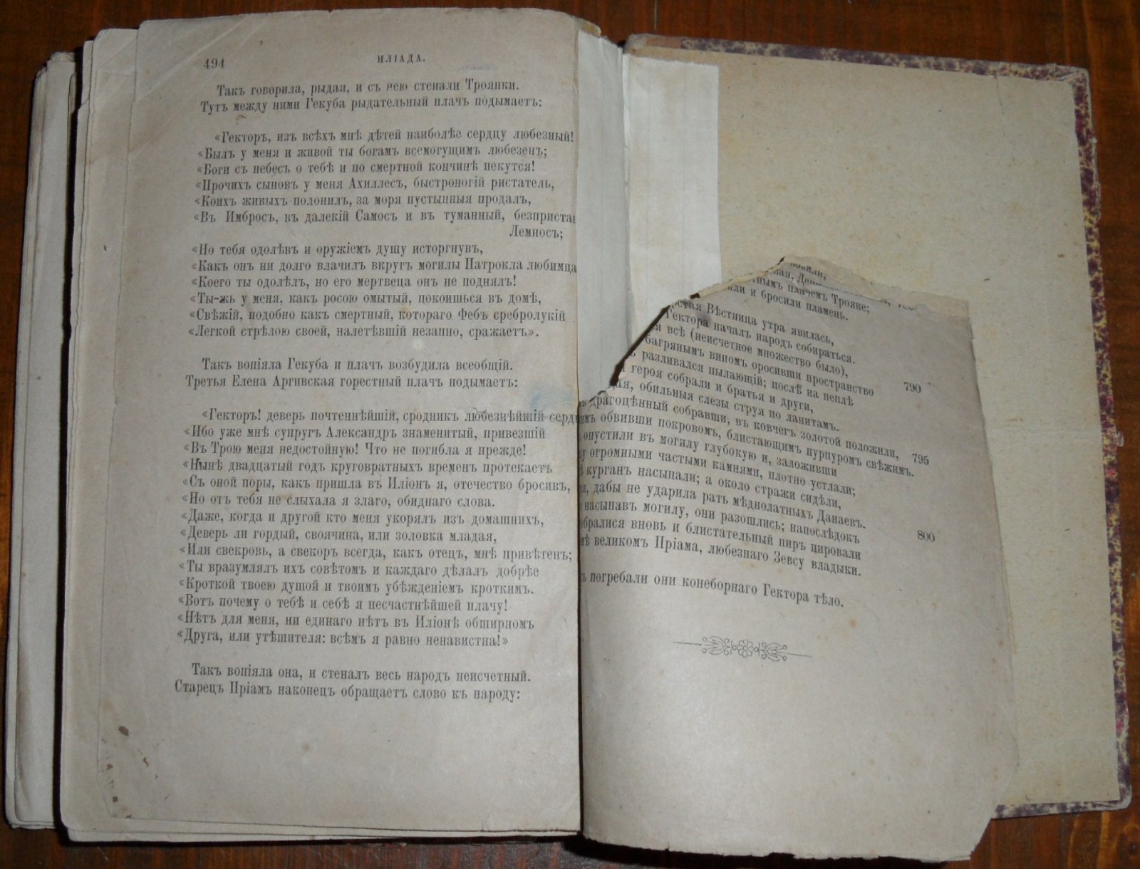 Илиада Гомера. Переведенная Гнедичем Н.И., посвящена его величеству государю императору Николаю Павловичу.