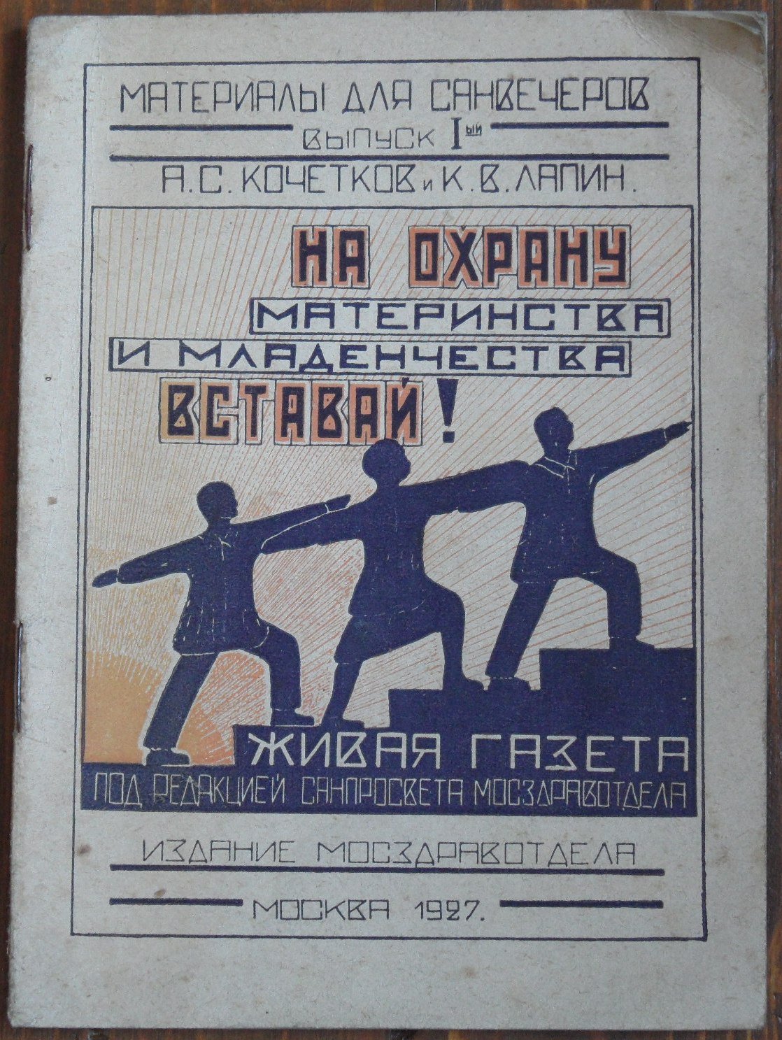 Кочетков А.С., Лапин К.В. На охрану материнства и младенчества вставай! (Живая газета).