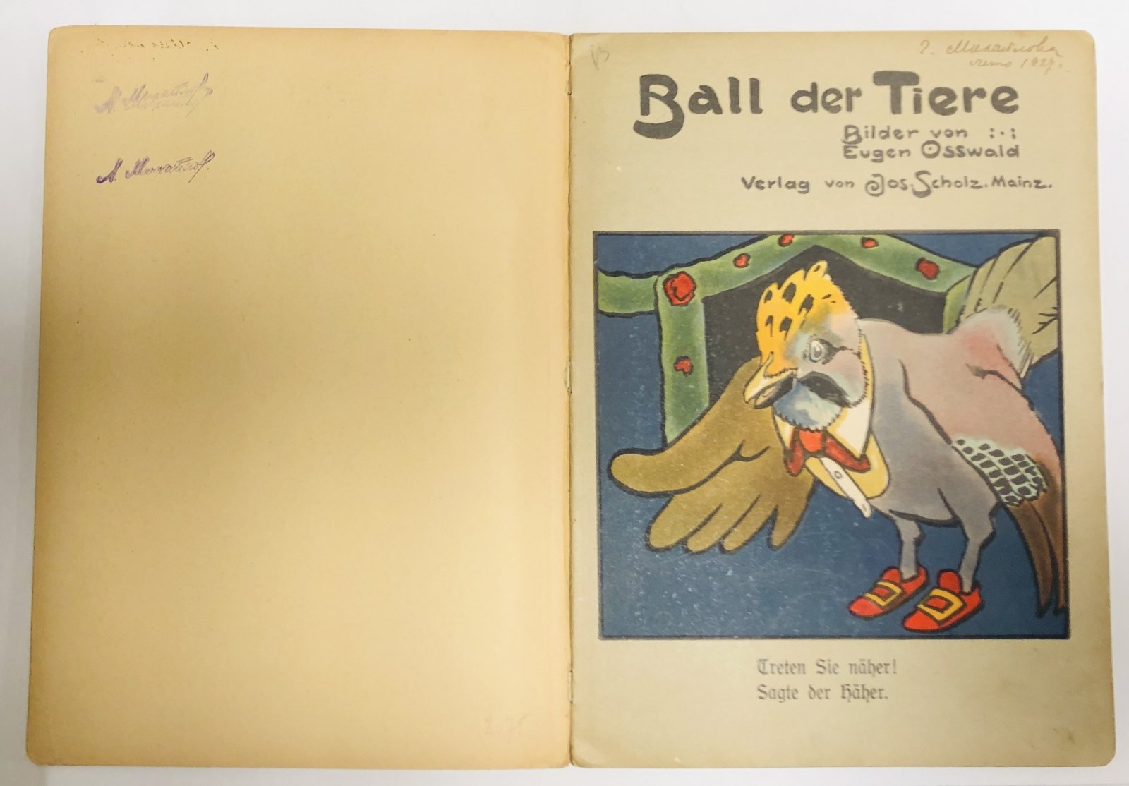 Osswald, Eugen. Ball der Tiere.