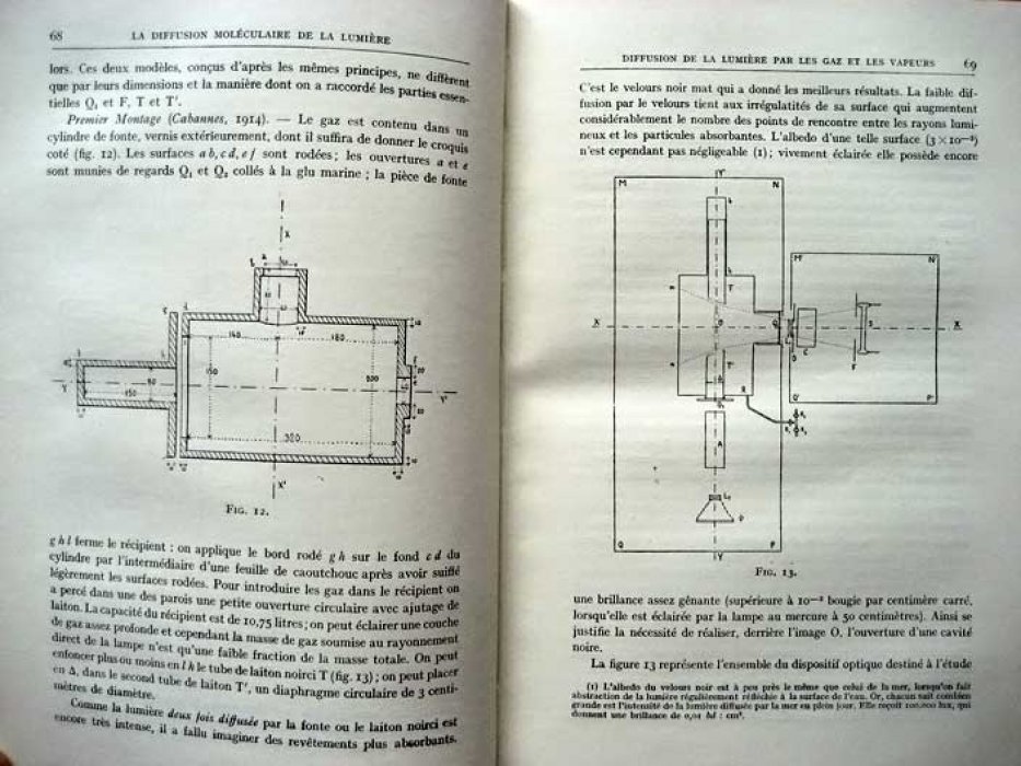 Cabannes J. La diffusion moleculaire de la lumiere.