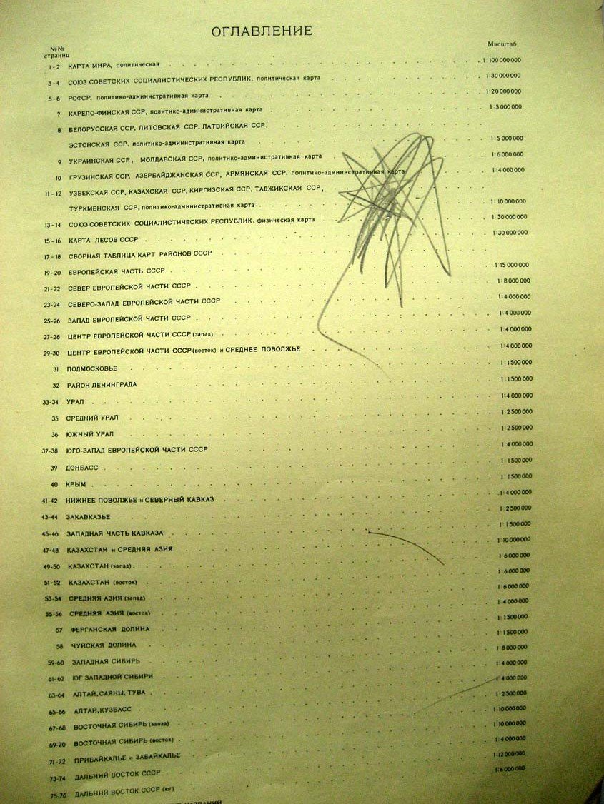 Атлас СССР.