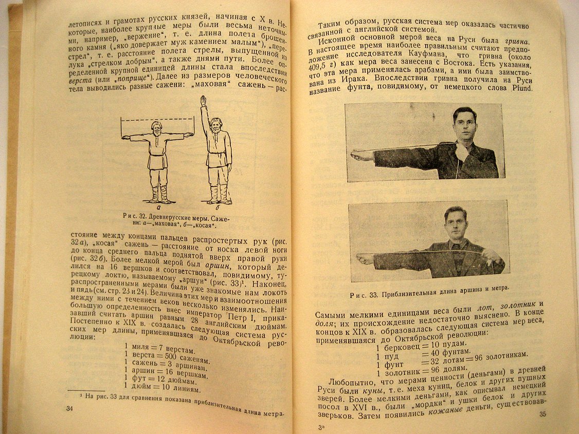 Горячкин Е. Из истории мер и весов.