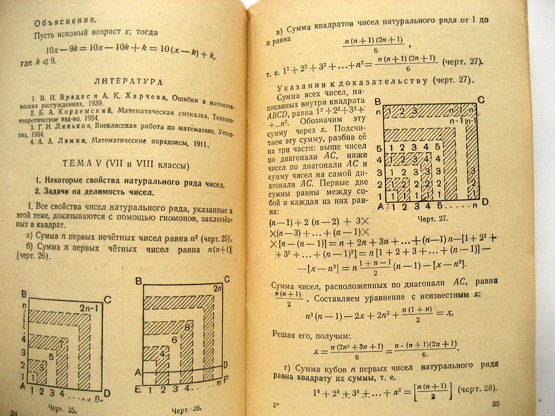 Программы кружков внешкольных учреждений и школ. Тематика занятий кружков юных математиков