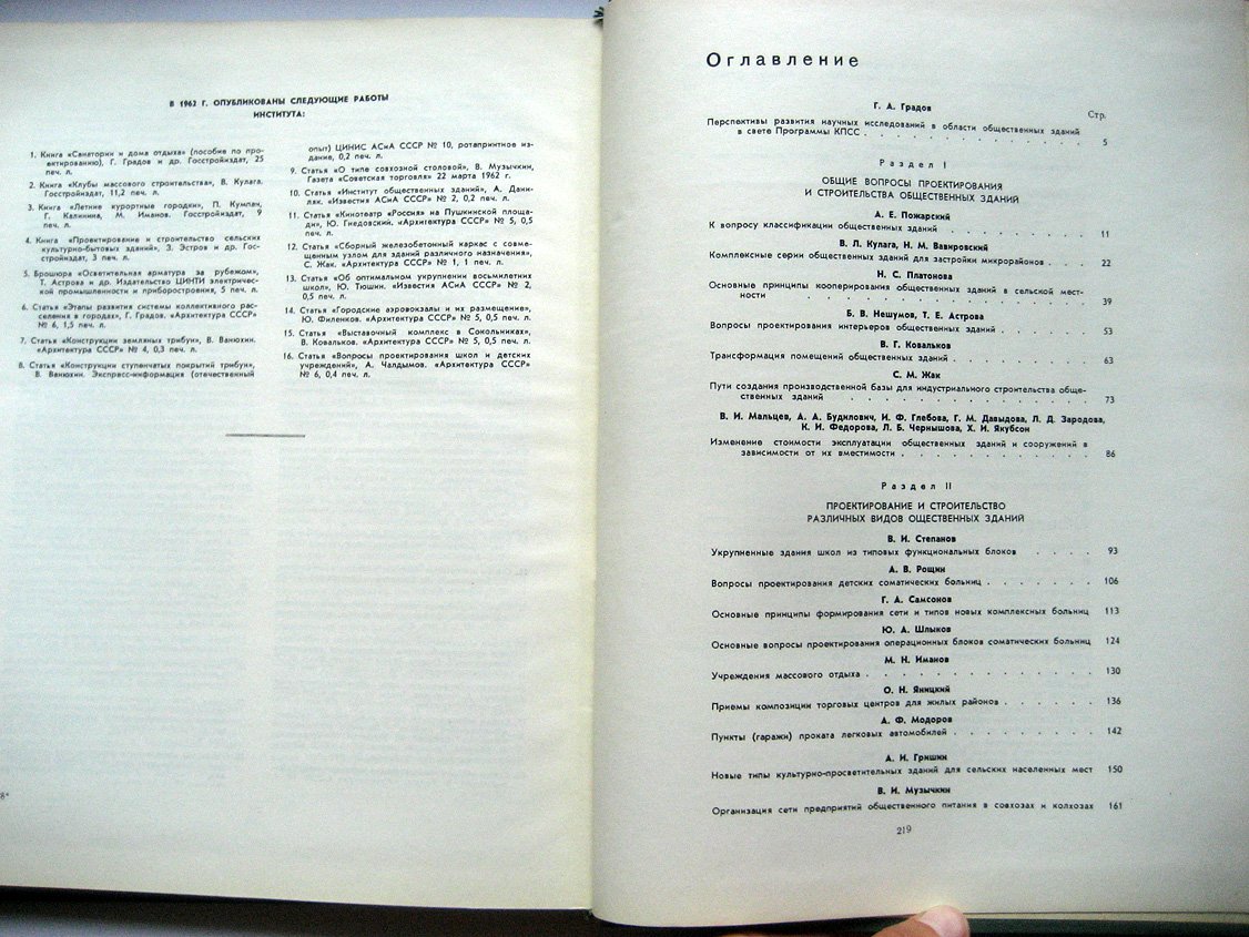 НИИ Общественных знаний. Сборник 4. Общественные здания