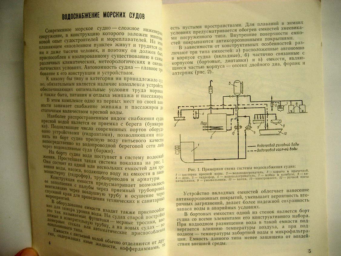 Авласович Ю. Регенерация питьевой воды на морских судах.
