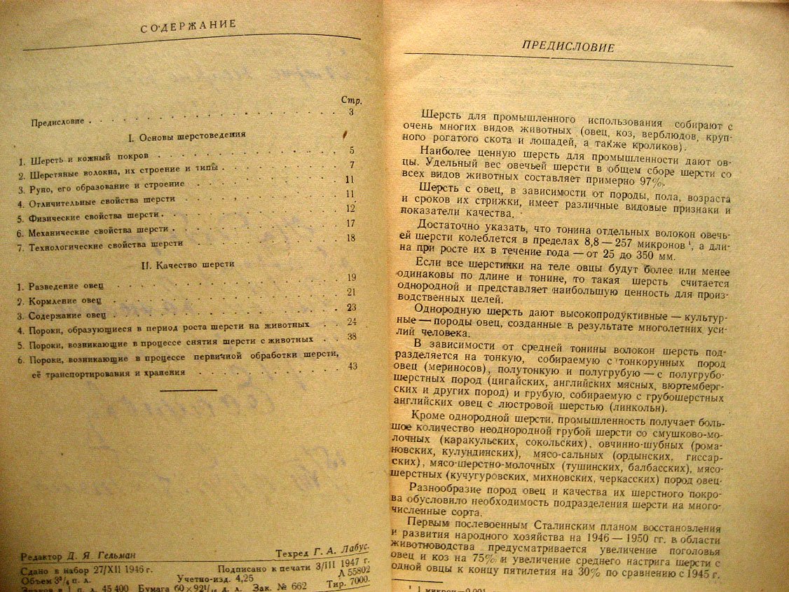 Бигман В. Что надо знать о качестве шерсти и ее пороках.