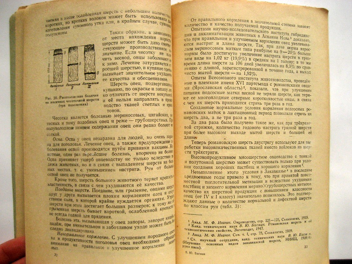 Бигман В. Что надо знать о качестве шерсти и ее пороках.