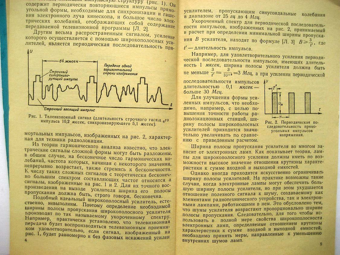 Черепнин Н. Электронные лампы для широкополосных усилителей.