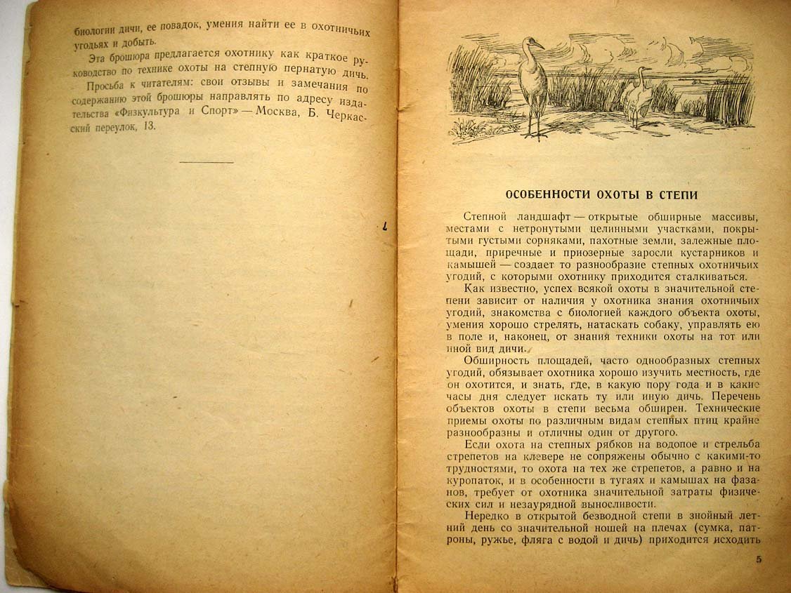 Рябов В. Охота на степную дичь.