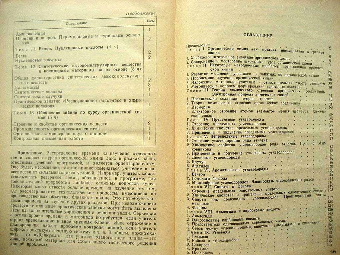 Цветков Л. Преподавание органической химии в средней школе. Пособие для учителя