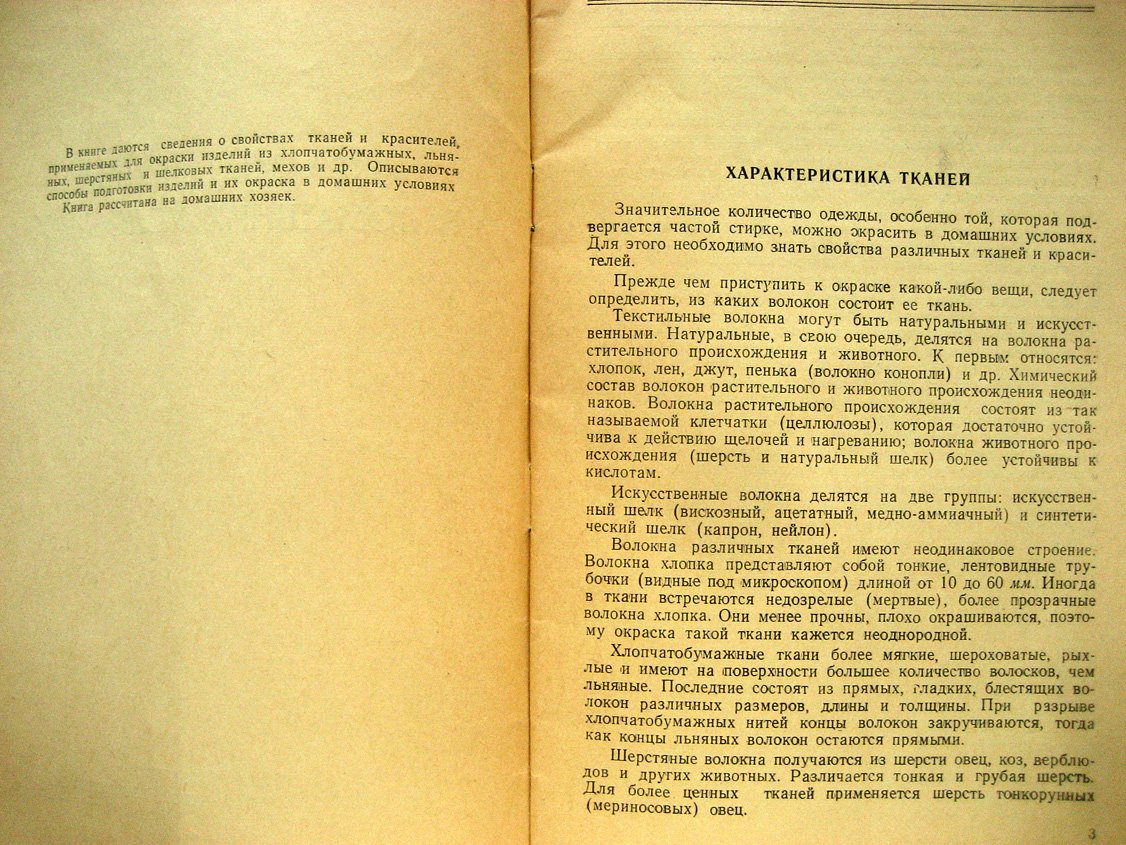 Попов И., Рубинштейн Р. Окраска одежды в домашних условиях.