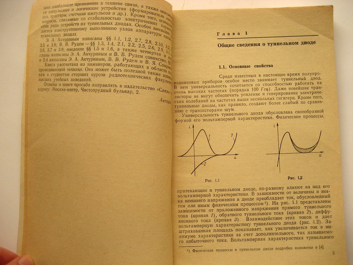 Акчурин Э., Рудь В., Спирин В. Туннельные диоды в технике связи.