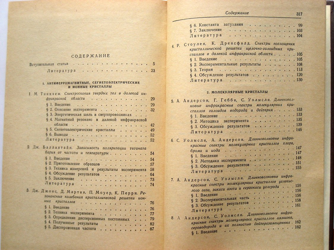 Длинноволновая инфракрасная спектроскопия. Исследования в области физики твердого тела. Сборник статей