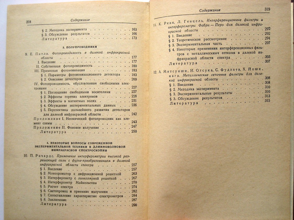 Длинноволновая инфракрасная спектроскопия. Исследования в области физики твердого тела. Сборник статей