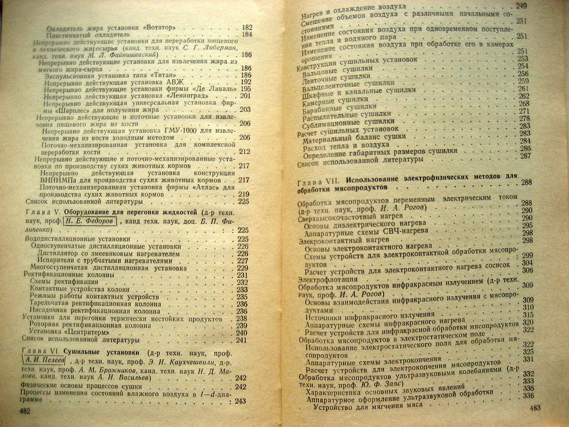 Оборудование и аппараты для переработки продуктов убоя скота.