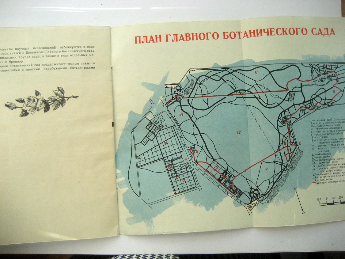 АН СССР. Главный ботанический сад. Краткий путеводитель